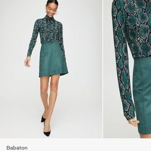 Aritzia Suede Mini Skirt